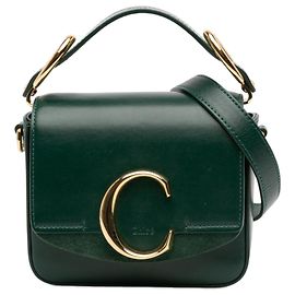 Sac à main Chloé Green Mini en cuir C Vert Vert foncé