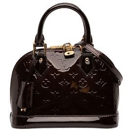 Louis Vuitton Alma BB en Vernis Monogram Púrpura Púrpura