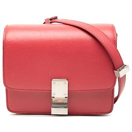 Céline Celine Rosso Piccola Borsa in Pelle di Vitello Classica Rosso