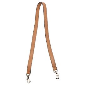 Gucci Brown Leather Flat Shoulder Strap Brown