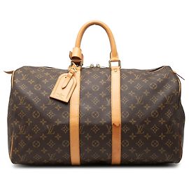 Louis Vuitton Brown Monogram Keepall 45 Brown