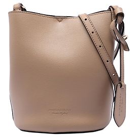 Borsa a secchiello Lorne in pelle marrone Burberry Marrone Carne
