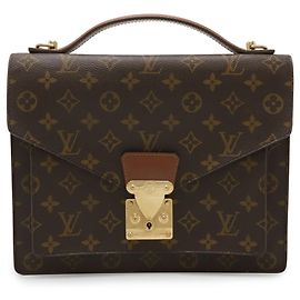 Louis Vuitton Monogram Monceau 28 Handtasche Braun