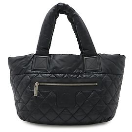 CHANEL Coco Cocoon Small Tote Bag Black