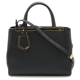 Sac à main Fendi Petite 2Jours Noir