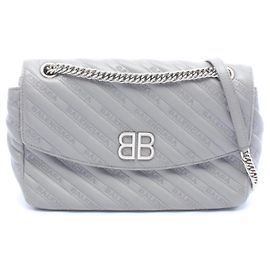 Bolsa de Ombro Redonda BB Balenciaga Marrom
