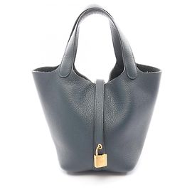 Sac à main Picotin Lock PM d'Hermès Vert