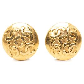 Boucles d'oreilles Clip Coco Mark de Chanel Doré
