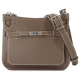 Hermès Hermes Jypsiere 28 Shoulder Handbag Taupe