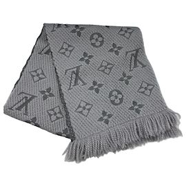 Sciarpa Mania Louis Vuitton Marrone Blu
