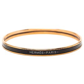 Bracelet TPM Email Hermès Noir Doré