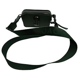 Bolsa de câmera Small Snapshot da Marc Jacobs em couro Saffiano verde oliva Verde Verde oliva