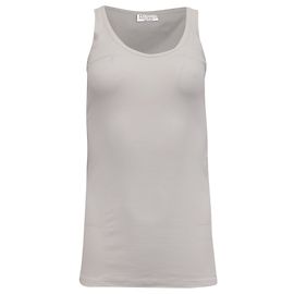 Top sin mangas Brunello Cucinelli en algodón blanco Blanco Crudo