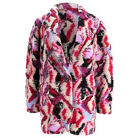 Isabel Marant Étoile Nilinda Fuzzy Jacket in Pink Wool Pink