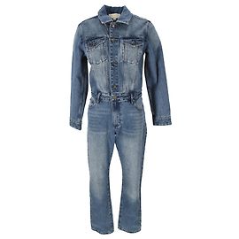 Mono de mezclilla de manga larga Michael Michael Kors en algodón azul Azul