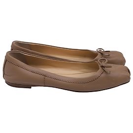 Sapatilhas Mamadrague Christian Louboutin em couro marrom Marrom Vermelho