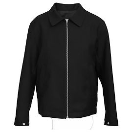 Veste zippée Sandro Paris en polyester noir Noir