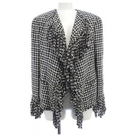 Giacca senza colletto Chanel Nero