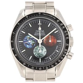 Omega Speedmaster Professional Da Lua a Marte Aço Inoxidável Masculino Preto