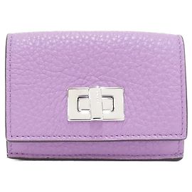 Cartera de ternera Fendi Peekaboo Azul
