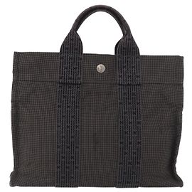 Hermès Hermes Fourre-tout Herline Canvas Brown