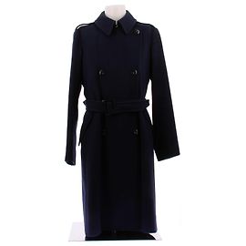 Max Mara Abrigo marino de cachemira Azul marino