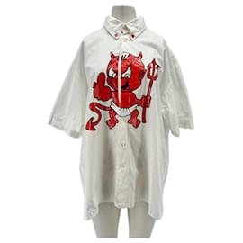 Camicia Abraham Will Bianca in Cotone Bianco