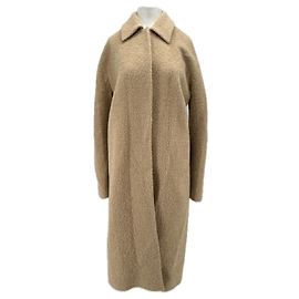 Autre Marque Beiger Wollmantel MY812 Beige
