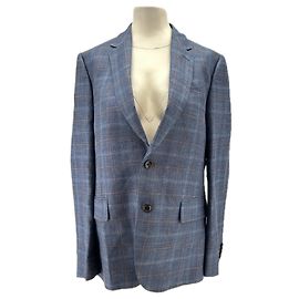 Paul Smith Three Piece Suit Blue Wool Size 40 Blue