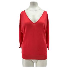 Top de algodão rosa e vermelho Ralph Lauren Vermelho