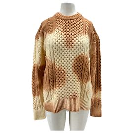 Autre Marque LANEUS Wollpullover in Orange und Gelb S Orange