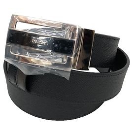 BALLY FABAZIA 35 Reversible Leather Belt Brown Black Silvery