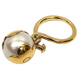 Louis Vuitton Monogram Knotty Pearl Ring Golden