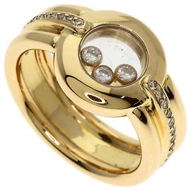 Anillo Chopard Happy Diamonds Dorado