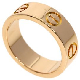Cartier Pink Gold Love Ring Golden