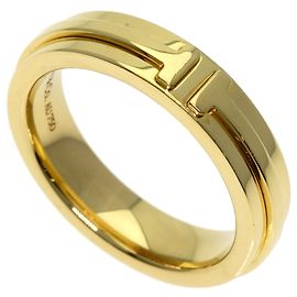 Tiffany & Co. T TWO Ring in 18K Yellow Gold Golden