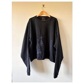 Autre Marque Kinder Sweatshirt Reiche Depressive Schwarz