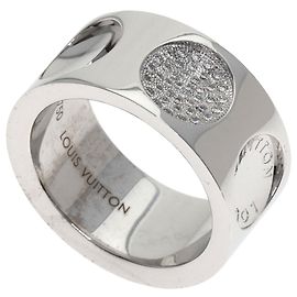 Louis Vuitton Grand Bague Empreinte Diamond Ring Golden