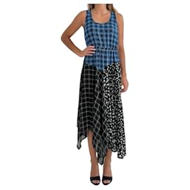 Robe asymétrique patchwork sans manches Michael Kors Multicolore