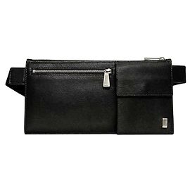 Alfred Dunhill Bolsa de Ombro de Couro Dunhill Marrom Castanho escuro