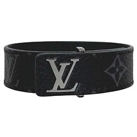 Pulseira Charm Monogram Eclipse Louis Vuitton Preto Monograma
