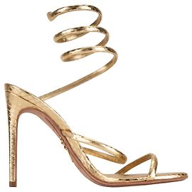 Ayers Leder Sandalen Cleo 105 von Rene Caovilla Gold Damen EU 37 Gold hardware