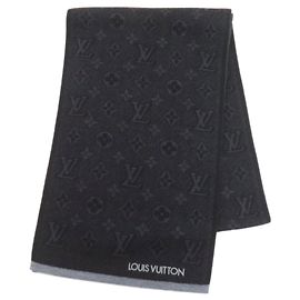 Cachecol My Monogram Eclipse da Louis Vuitton Preto