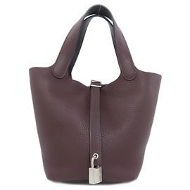 Sac à main Hermès Picotin Lock PM Bordeaux