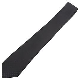 Louis Vuitton necktie Silk 148 cm Black