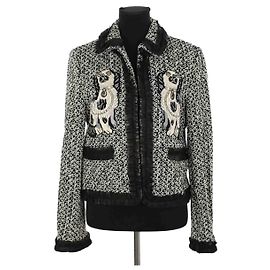 Gucci Schwarze Jacke Schwarz