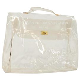 Hermès HERMES Handtasche Kelly aus klarem Vinyl Auth YKZ1593 Andere
