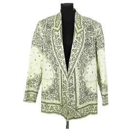 Zimmermann Green Linen Blazer Green