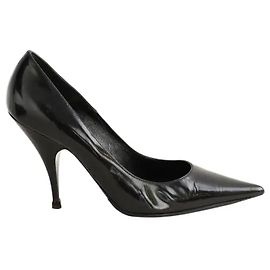 Dior Talons en cuir noirs Noir