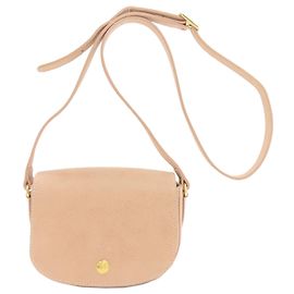 Borsa a spalla in pelle rosa Longchamp Rosa